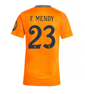 Real Madrid Ferland Mendy #23 Replika Udebanetrøje Dame 2024-25 Kortærmet